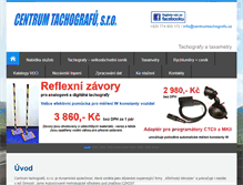Tablet Screenshot of centrumtachografu.cz